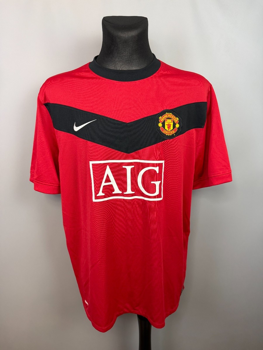 MANCHESTER UNITED 2009 2010 HOME SHIRT SOCCER FOOTBALL NIKE 355091