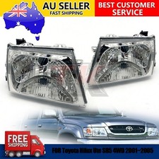 Pair LH&RH Front Head Light Lamp For Toyota Hilux Ute SR5 4WD 2001~2005 AU