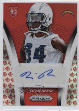 2014 Panini Prizm Rookie NFL Logo 11/25 Tevin Reese #AR-TR Auto Shield 7p8