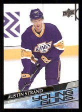 2020-21 Upper Deck #722 Austin Strand Young Guns RC