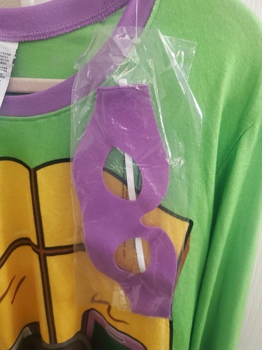 Adult Teenage Mutant Ninja Turtles Donatello Halloween PJ Shirt Only Medium TMNT - Picture 4 of 4