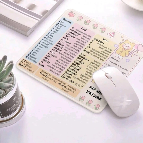 Excel Shortcut Desk Pad with Keyboard Shortcuts – Large Waterproof Mouse Pad Off - 第 10/12 張圖片