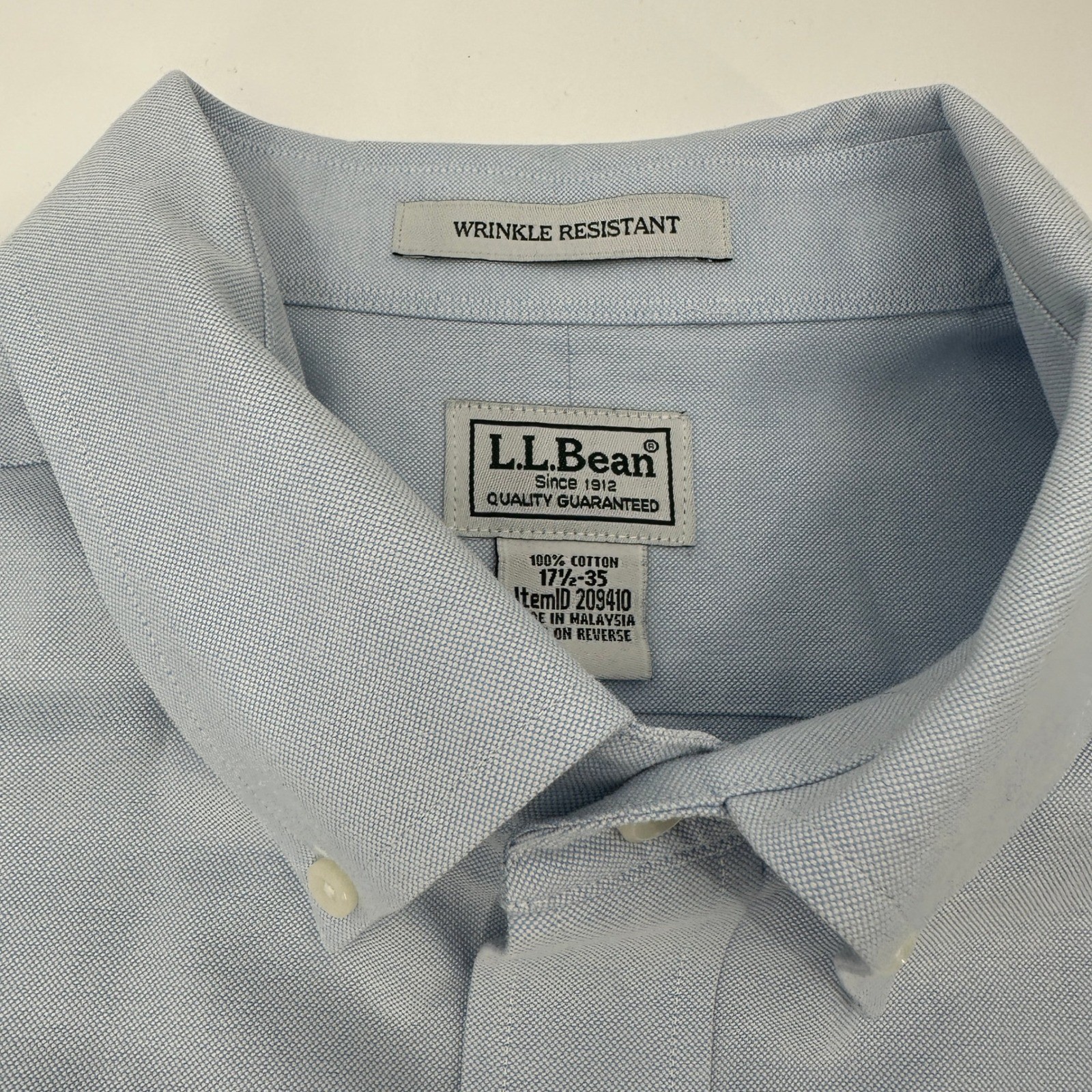LLBean Wrinkle Resistant Button Down Long Sleeve … - image 3
