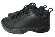 Nike Air Monarch 4 Shoes Mens Sz 10 Black/Black Trainers Sneakers