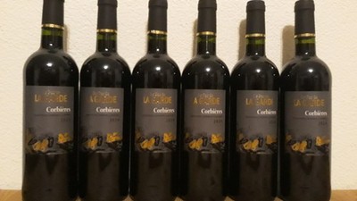 (8,00  /1L) 6 Fl. 2024er Corbières Le Pas de la Garde top Rotwein Frankreich