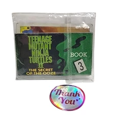 TMNT Tennage Mutant Ninja Turtles II THE SECRET OF THE OOZE Flip Book 3 VTG 1991