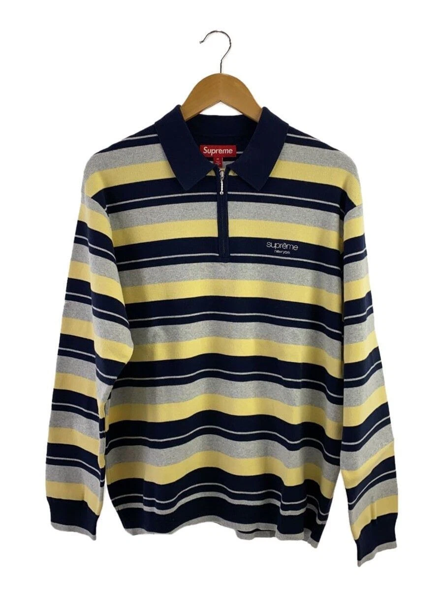 Pull tricoté Supreme (fin coton moyen bordure multicolore Occasion