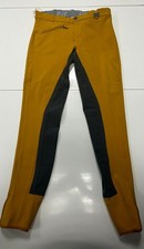 Waldhausen ELT Kinder Reithose Micro Gr. 164 Senf/Dunkelgrau SALE!