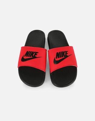 NEW NO BOX MENS NIKE BENASSI JDI SLIDES 343880-605 Red Black Mens sz 13
