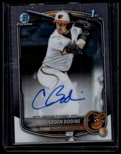 2025 Bowman Draft #CPA-CB Caden Bodine Chrome Prospect Autographs