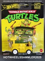 "Hot Wheels Pop Culture \"Party Wagon\" Teenage Mutant Ninja Turtles Ovp UngeÖFfnet"