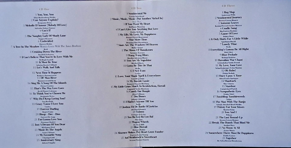 3 CD's - The Ames Brothers - You You You-Essential Collection - Bild 4 von 4