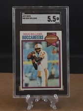 1979 Topps Doug Williams Rookie card #48 SGC 5.5 EX+ Tampa Bay Buccaneers, HOF