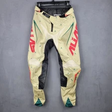 Alias Motocross Pants Mens 30 Multicolor Logo Athletic Fit Mesh Lined Racing