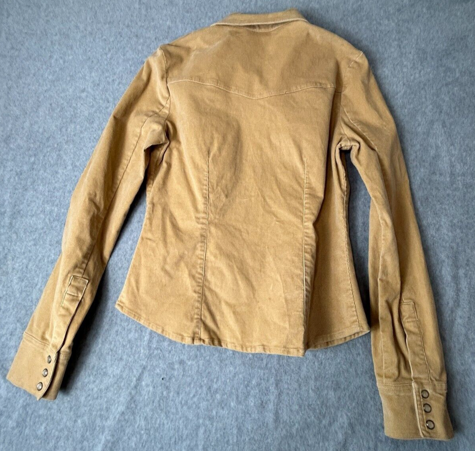 Rubbish Brand Jacket yellow Corduroy Size Medium Pockets Buttons Pearl