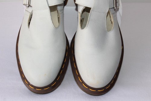 Dr Martens Polley Mary Jane Shoes In Pale Blue/Grey Size UK 6 - Picture 10 of 22