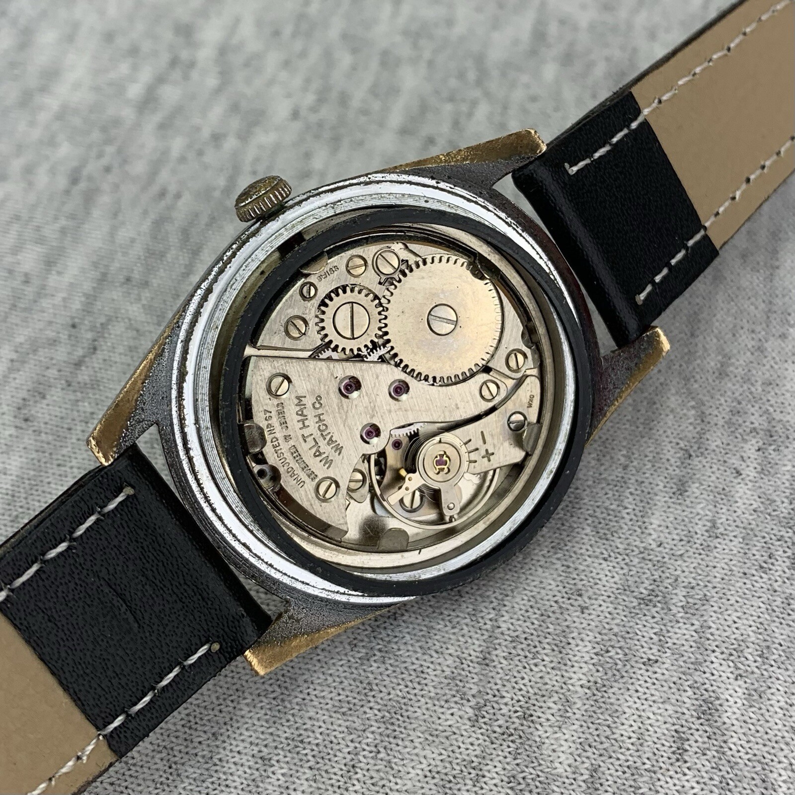 Vintage Waltham Mens Watch 1970’s Date Red Arrow … - image 17