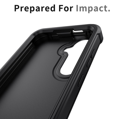 For Samsung Galaxy S25/S25+/Plus/Ultra Rugged Hard Protective Black Case Cover - Picture 17 of 30