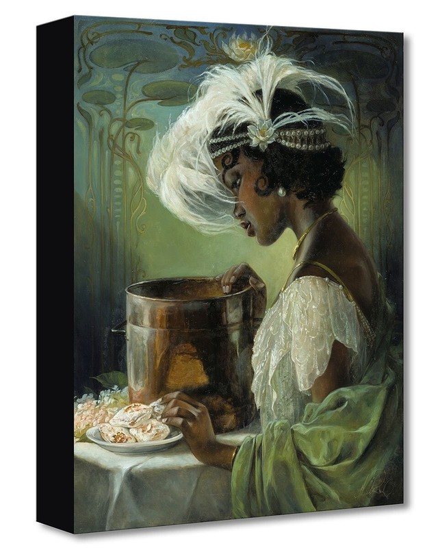 Princess and Frog Disney Fine Art Heather Edwards Ltd Ed TOC Dig a Little Deeper