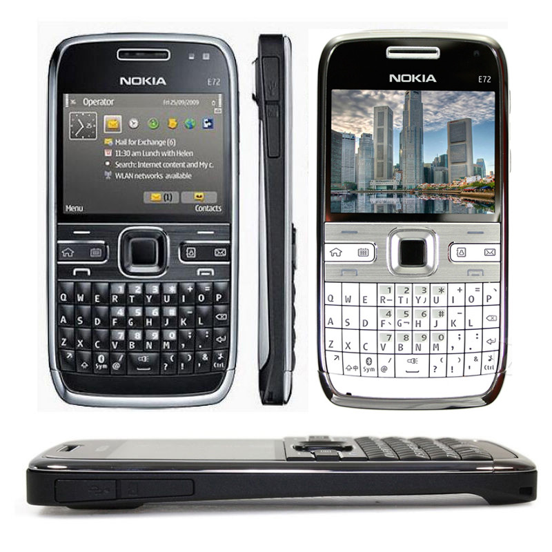 Original Nokia E72 5MP Camera 3G WIFI UNLOCKED QWERTY Keyboard MP3