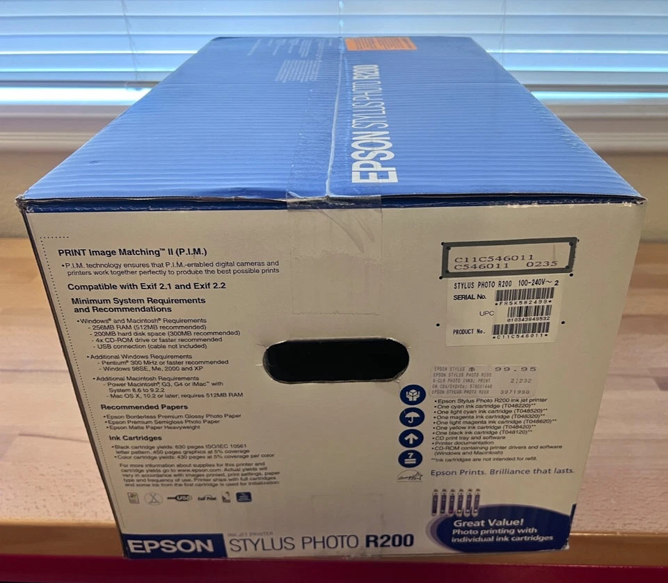 Epson Stylus R200 Digital Photo Inkjet Printer Brand New - Image 3 of 4
