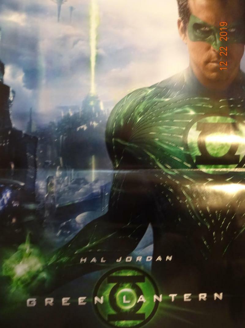 GREEN LANTERN HAL JORDAN Promo Poster&comma; 11&period;5 x 17&comma; 2017&comma; DC Unused 393