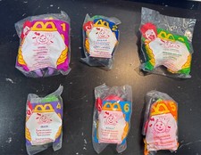 Mcdonalds 1996 McNugget Buddies Complete Set 1-6, Sealed RARE - NIP