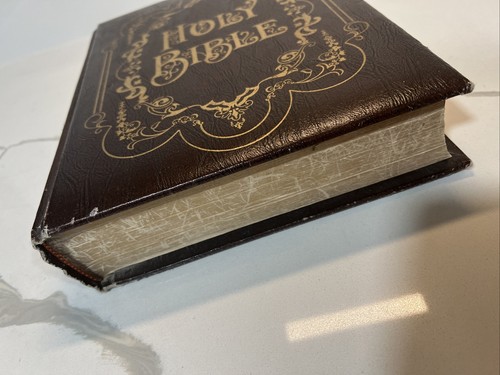 Bibel King James. Version Leather Bound Family Record Edition 1970 Fireside - Bild 2 von 9