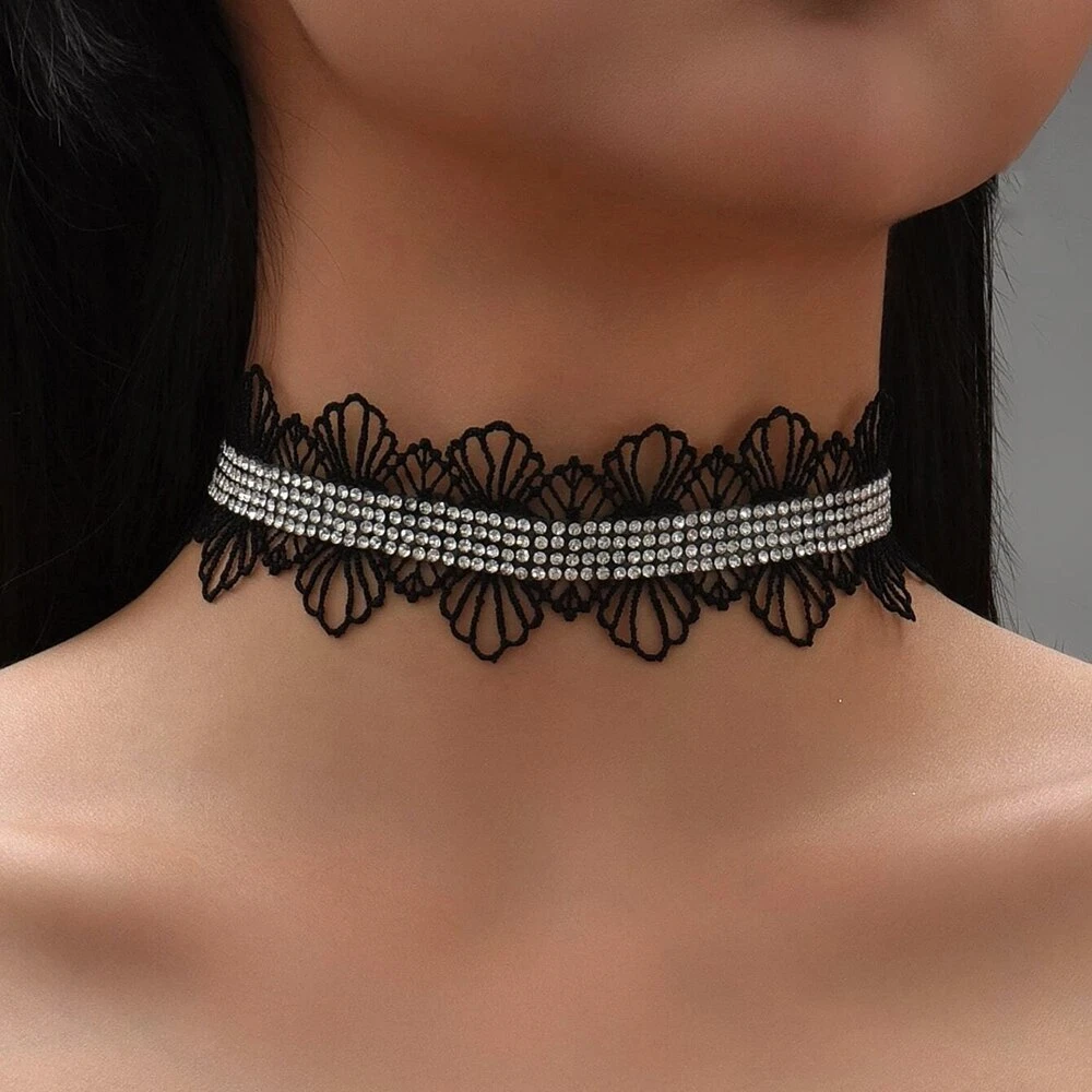 Thick lace best sale choker