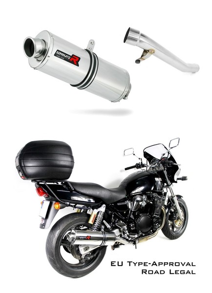 GSX 750 Inazuma 1997-2003 EU Zugelassen Auspuff SchalldäMpfer OV Dominator-image