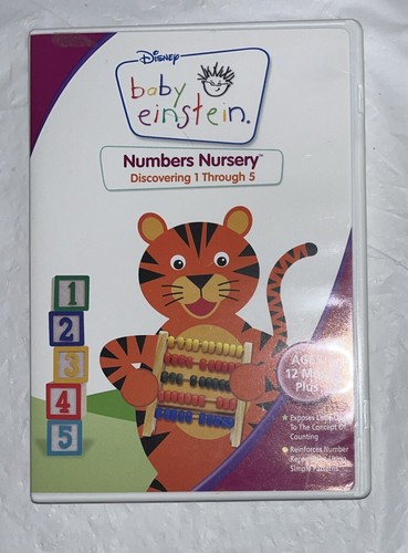 Baby Einstein- Numbers Nursery (DVD) Discovering 1 Through 5 MINT