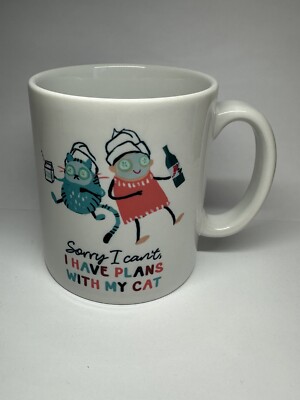 Sorry I Can t I Have Plans With My Cat Mug / Cat Lover Mug / Gift For Cat Lover 