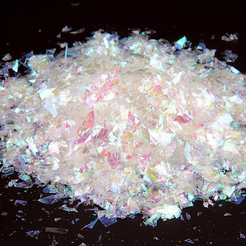 10g Holographic Nail Decoration Flakes Glitter DIY Nail Art 3D - Set A - Picture 2 of 12
