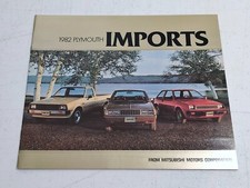 1982 Plymouth Imports Sapporo Arrow Champ Sales Brochure Excellent Condition