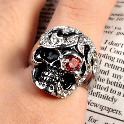 [T] ALZUNI / Silver950 / 34g 20号 SKULL www-ajtofficial-com-ring-huge-