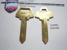 Set of Key Blanks for Ford Galaxie , LTD 1965 1966