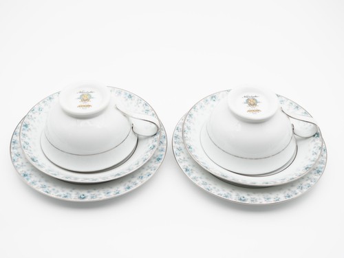 2-sets cups ,saucers & plates vintage noritake Japan 6722 Kathleen . replacement - Picture 5 of 16