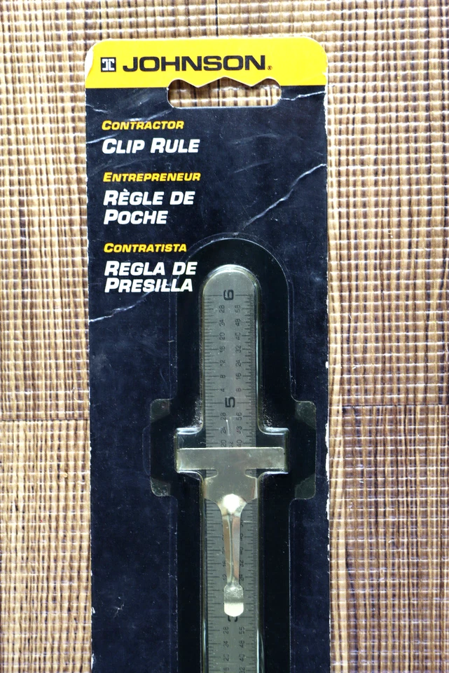 Johnson Level & Tool 6" Rule Pocket Clip 7202 - Image 3 of 4
