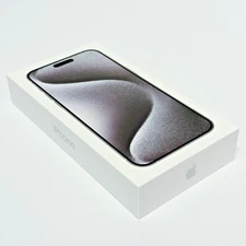 Apple A2849 iPhone 15 Pro Max 256GB White Titanium BOX ONLY - EMPTY BOX (A9)