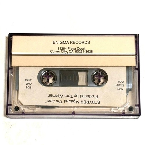 Stryper 1990 Against The Law USA Edition 11 Track Promo Cassette Tape Sampler - Picture 4 of 4