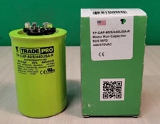 Tradepro Motor Run Round Capacitor 60/5/44OV TP-CAP-60/5/440USAR