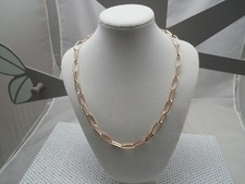 Collier Fantaisie Vintage – Gros Maillons Ancien, Doré, Occasion