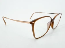 Silhouette SPX 1607 Eyeglasses FRAME 6230 Brown 56[]13-135 Rose Gold K458