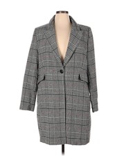 Kendall & Kylie Women Gray Blazer Xl