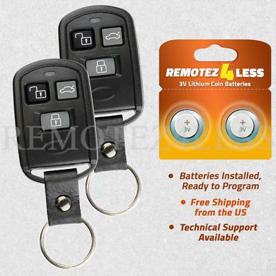2 For 2001 2002 2003 2004 2005 Hyundai Sonata Keyless Entry Remote Car Key Fob