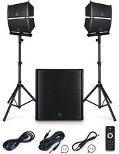 proreck CLUB 4000 Active PA System Powered DJ Speaker System 18 inch 4000W Peak