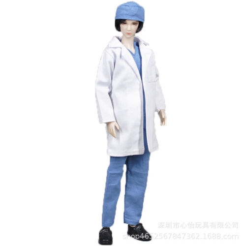 1/6 Scale Doctor Uniform Nurse  Gown Suit Model Clothes for  Body Figure  30cm - Picture 1 of 4