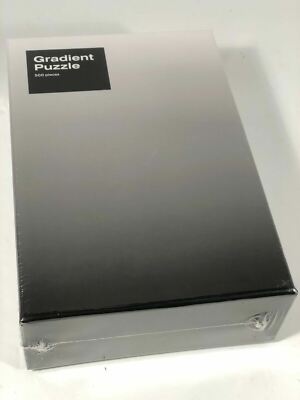 Gradient Puzzle designed by Bryce Wilner 500 Piece Areaware Gray Scale
