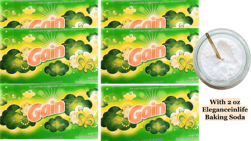 Gain Trockner Blätter 15 Blätter je 16x22 cm mit 2 Unzen Backpulver 6er Pack - Bild 1 von 4