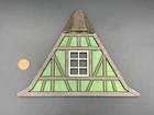Playmobil System - Medieval Castle / House Wall Triangle Gable Green Window VTG